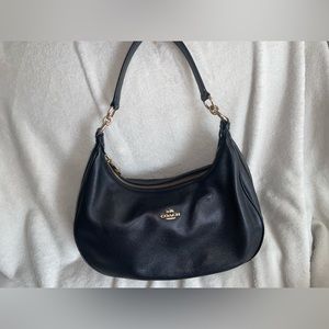 Coach Black Harley East West Hobo Bag, Preowned